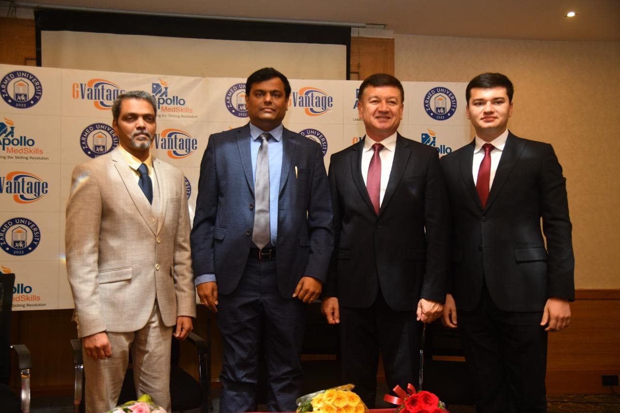 Leaders of ZARMED University, GVantage and Apollo MedSkills together